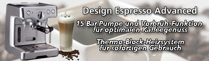 Design Espresso Maschine Advanced